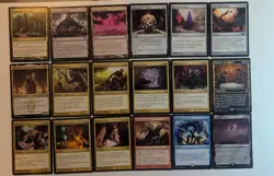 18card - MTG Grixis colors Theme lot. Blue/Black/Red. Lands,mana rocks, rares - Image 1
