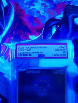 PSA 10 Spiritomb 148 Illustration Rare IR Mega Evolution MEG EN Pokemon Card - Image 3