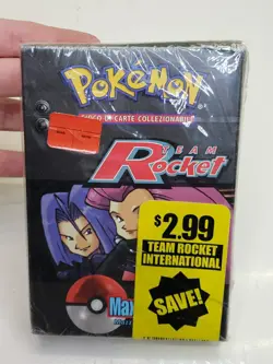 Pokemon Team Rocket Trouble Theme Deck Mazzo Tematico Maxiguaio SEALED 1998 - Image 1
