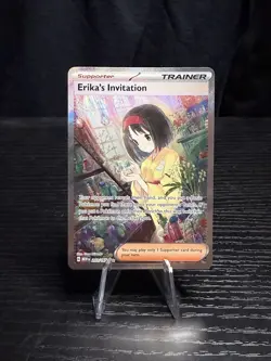 Pokemon TCG Erika's Invitation 203/165 Scarlet & Violet 151 Holo. NM. Pack Fresh - Image 2