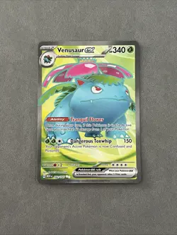 Venesaur Ex 182/165 Pokemon 151 Full Art NM Near Mint English - Image 1