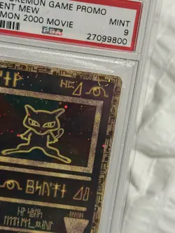 🔥 2000 Pokemon Game Promo – Ancient Mew – PSA9 – Older PSA Label – 4 Swirls🔥 - Image 2