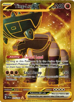 Pokemon TCG Ting-Lu EX 275/193 Hyper Rare Paldea Evolved NM - Image 1