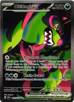 Pokemon TCG Okidogi ex 090/064 Sv: Shrouded Fable Special Illustration Rare NM - Image 1