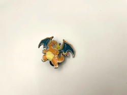 Pokemon Celebrations Enamel Pin 25th Anniversary Charizard Pikachu UPC - Image 2