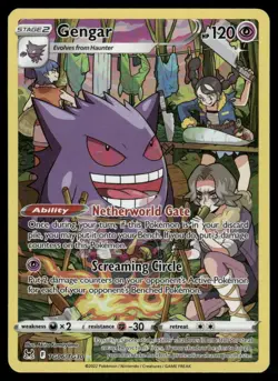 Pokemon Cards Gengar TG06/TG30 Lost Origin Trainer Gallery Holo NM - Image 1