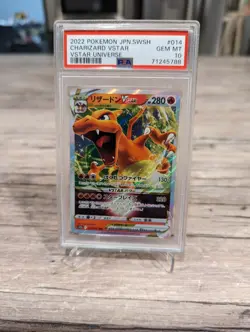 2022 Pokemon Charizard VSTAR #014 Japanese VSTAR Universe PSA 10 Gem Mint - Image 1
