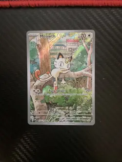 Meowth 106/094 Pokemon TCG Phantasmal Flames Illustration Rare NM - Image 1