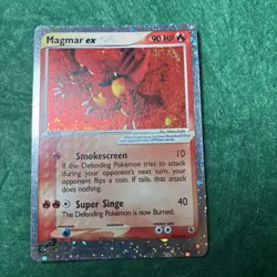 Magmar ex 100/109 Ruby Sapphire Holo Foil Rare Pokemon TCG - Image 3