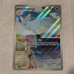 Togekiss 235/217 Pokemon TCG Ascended Heroes Illustration Rare NM Pack To Sleeve - Image 1