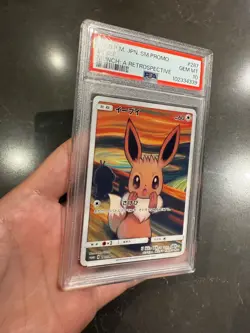 Pokemon Eevee Scream Munch Retrospective JPN Full Art Promo 287/SM-P PSA 10 - Image 3