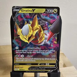 Pokemon TCG Giratina V Sword & Shield - Lost Origin 130/196 Holo Ultra Rare - Image 1