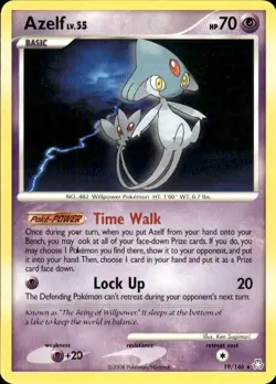 Pokemon Azelf Legends Awakened 19/146 Light Play LP+ or Better - Image 1