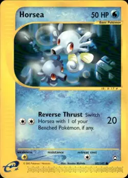 Pokemon Horsea (85) Aquapolis 085/147 Light Play LP+ or Better - Image 1
