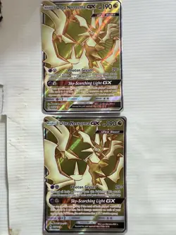 Pokemon TCG Forbidden Light x2 Ultra Rare Full Art Ultra Necrozma Gx Near Mint - Image 1