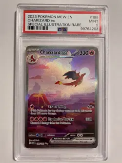 Charizard ex 199/165 PSA 9 Special Illustration Rare Pokemon 151 Scarlet Violet - Image 1