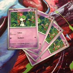 4x Ralts 058/132 Mega Evolution Pokemon Playset English NM - Image 1