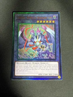 Garura, Wings of Resonant Life Prismatic Ultimate Rare RA02-EN024 1st Ed. PUR NM - Image 1