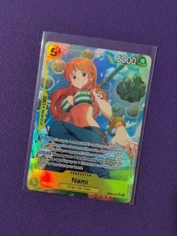 One Piece CCG Nami EB03-053 SR Alt Art Near Mint - Image 1