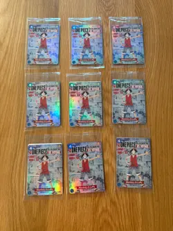One Piece Promo Card Bandai Monkey.D.Luffy P-055 - Image 3