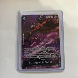 St Jaygarcia Saturn (Alternate Art) OP13-083 Carrying On His Will Foil One Piece - Image 1