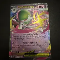 Pokemon Mega Gardevoir EX Holo Card 060/132 Me01: Mega Evolution Double Rare - Image 1
