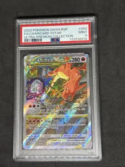 Charizard VSTAR SWSH262 SWSH: Sword & Shield Promo Cards Holo PSA 9 - Image 1