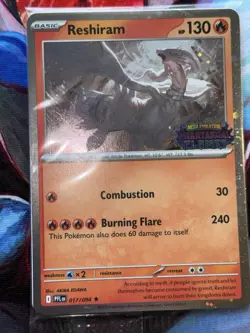 Pokemon Card Promos Phantasmal Flames Reshiram Stamped Promo & Charcadet Sealed - Image 2