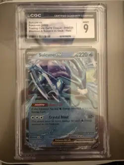 Pokemon TCG Suicune Ex 10/34 TCG Classic 2023 CGC MINT 9 - Image 1