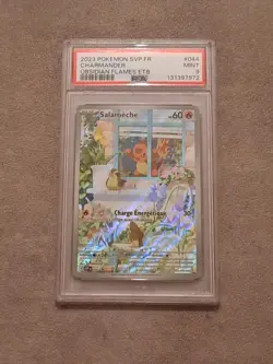 Carte Pokemon Salameche 044 - Promo E&V - FR - PSA 9 - Image 1