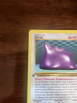 POKEMON DITTO 18/62 FOSSIL PRIMA EDIZIONE NO HOLO - Image 4