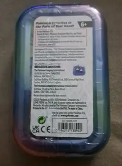 Pokemon TCG: Prismatic Evolutions Mini Tin - Vaporeon Art - Sealed NEW - Image 2