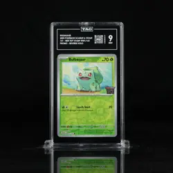 TAG 9 Pokemon Bulbasaur #001/165 151 Best Buy Exclusive Promo 2023 MINT - Image 1