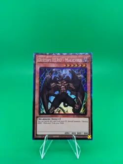 Yu-Gi-Oh! Destiny Hero - Malicious RA03-EN001 Prismatic Collector's Rare - Image 2