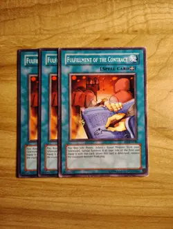Yu-Gi-Oh - Fulfillment Of The Contract 3X - Full Playset - Image 1