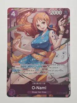 ST18-002 C O-Nami Promo - One Piece TCG English - Alt Art Heroines Campaign Dash - Image 1