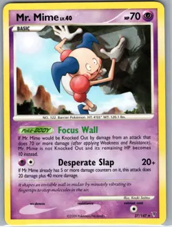 Mr. Mime 37 Non Holo Supreme Victors - Pokemon Card - NM - Image 1