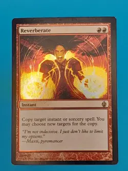 MTG TCG Reverberate RARE FOIL Magic The Gathering Trading Card Game Near Mint - Image 1