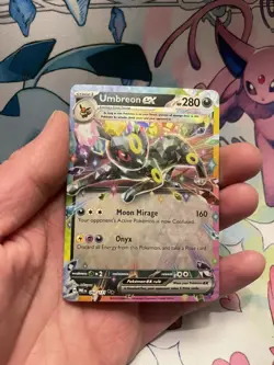Pokemon TCG Umbreon EX 60/131 Double Rare Prismatic Evolutions Card - Image 1