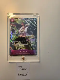 One Piece Card Game, One Piece top player X. Drake, Eng NM - Image 1