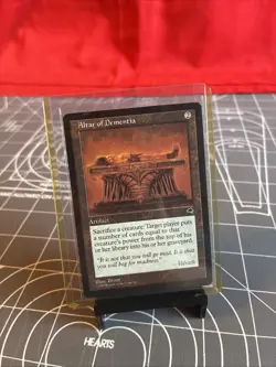 Vintage 1997 MTG Tempest Altar Of Dementia Card NM - Image 3