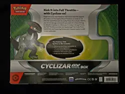 Pokemon Cyclizar ex Box Promo Cards Oversized Card Booster Packs Rotom 2023 - Image 2