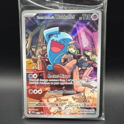 Team Rocket's Wobbuffet 203 Sv: Scarlet & Violet Promo Cards Holo - Image 1