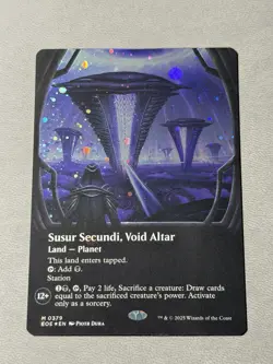 Susur Secundi, Void Altar (Borderless) (Galaxy Foil) Edge of Eternities Foil NM - Image 1