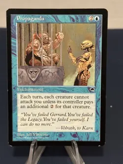 MTG - Magic The Gathering - Propaganda - Tempest - LP/EX! - Image 1