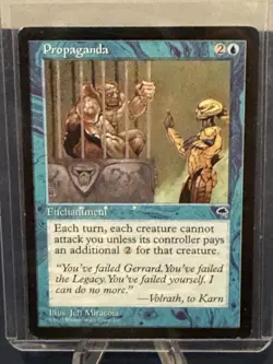 MTG - Magic The Gathering - Propaganda - Tempest - LP/EX! - Image 3