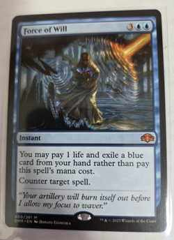 MTG, Force of Will-Dominaria Remastered Regular NM - Image 1