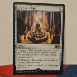 Magic: The Gathering Obelisk of Urd Rare Artifact Core Set 2015 M15 Regular - Image 1