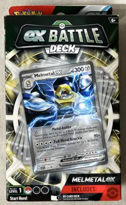 2024 Pokemon TCG Ex Battle Deck Iron Leaves EX & Melmetal EX Lot Of 2 Sealed (B) - Image 2