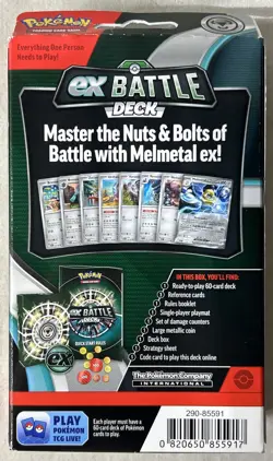 2024 Pokemon TCG Ex Battle Deck Iron Leaves EX & Melmetal EX Lot Of 2 Sealed (B) - Image 3